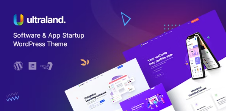 Ultraland – Software & App Startup WordPress Theme