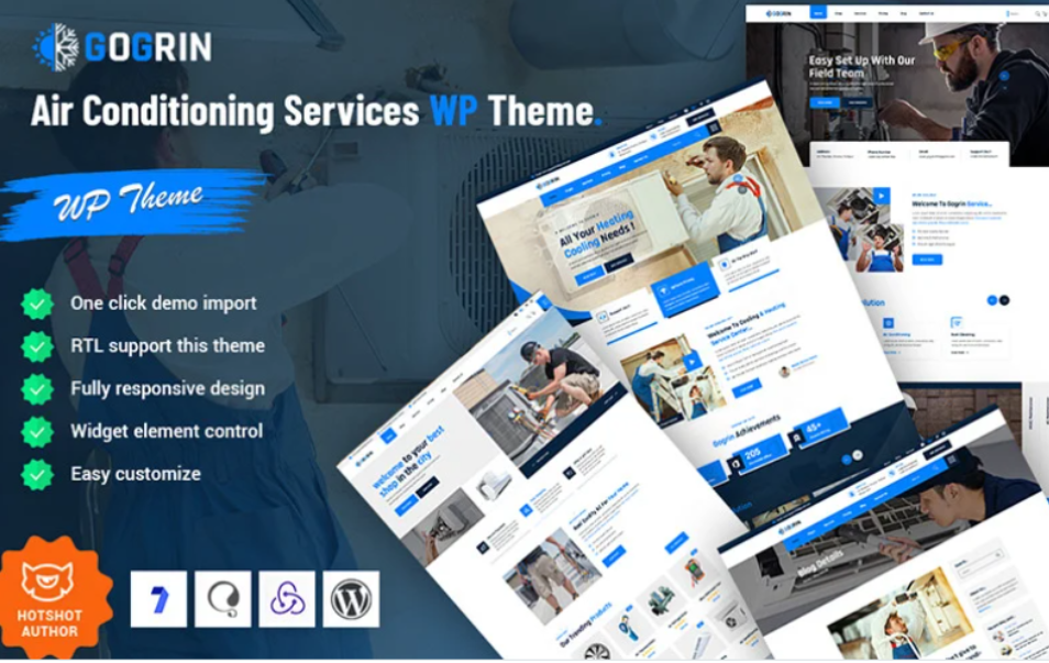 Gogrin – Air Conditioning Services WordPress Theme