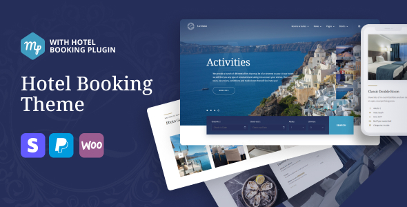 Hotel Booking WordPress Theme – Luviana
