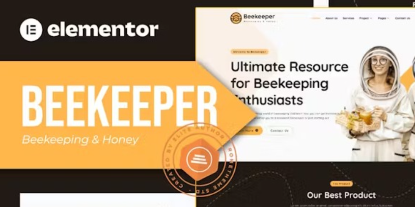 Beekeeper – Beekeeping & Honey Elementor Template