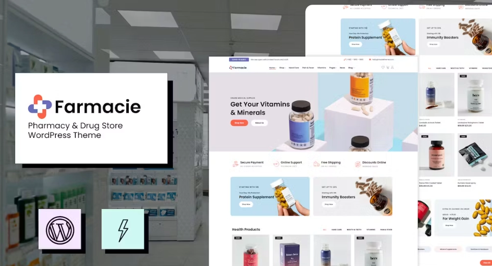 Farmacie – Pharmacy & Drug Store Theme