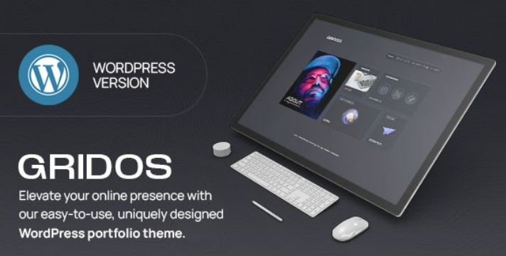 Gridos – Creative Personal Portfolio WordPress Theme