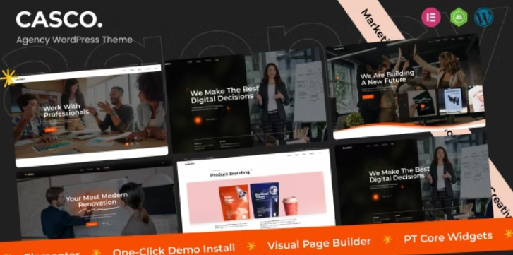 Casco – Creative Agency WordPress Theme