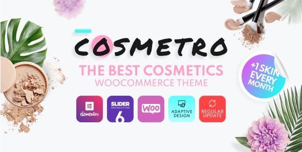 Cosmetro – Cosmetics Store Elementor WooCommerce Theme