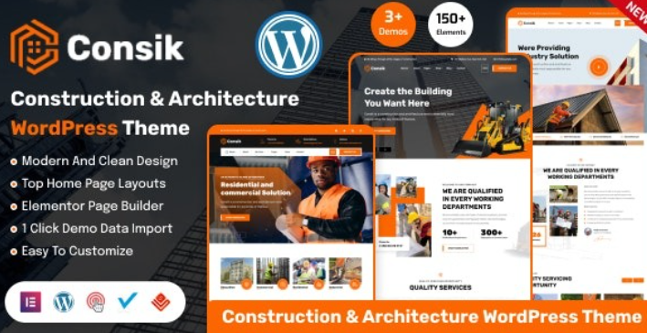 Consik – Construction & Architecture WordPress Theme