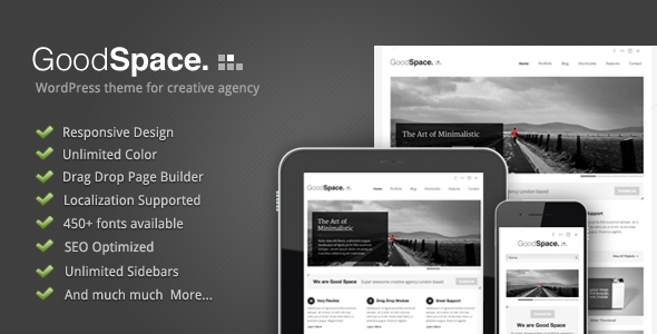 Good Space – Responsive Minimal WordPress
