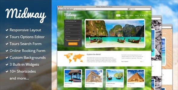 Midway – Responsive Travel WP Theme