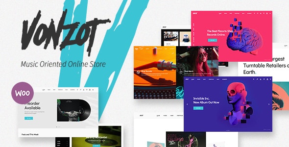Vonzot – Music Oriented WooCommerce Theme