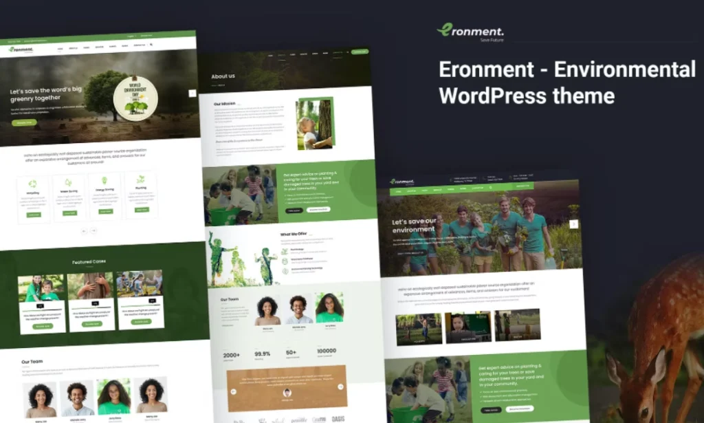 Eronment – Environmental WordPress theme