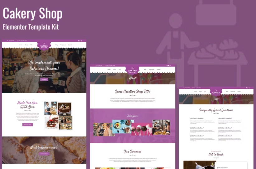 Cakeryshop – Bakery Business Template