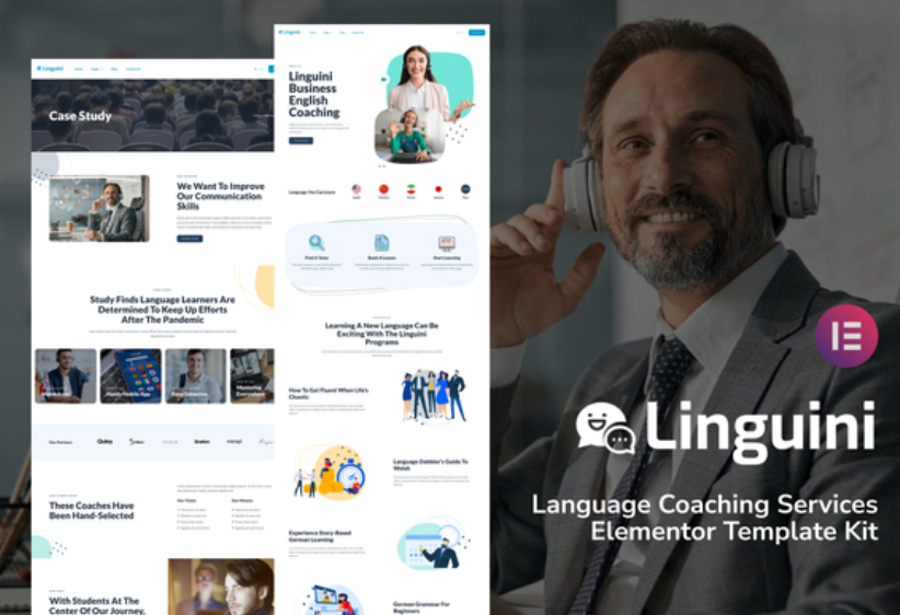 Linguini – Language Coaching Service Template