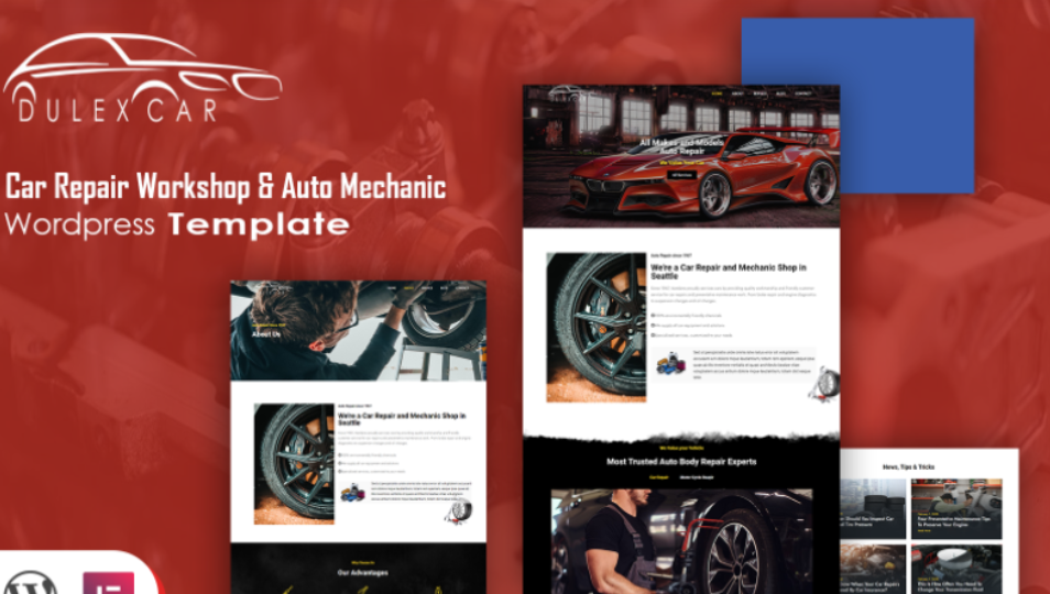 Deluxcar – Car Repair Workshop & Auto Mechanic WordPress Theme