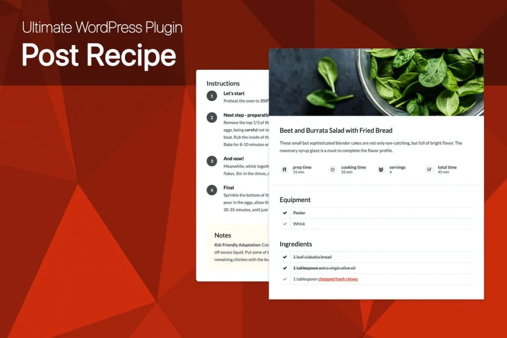 Ultimate Post Recipe