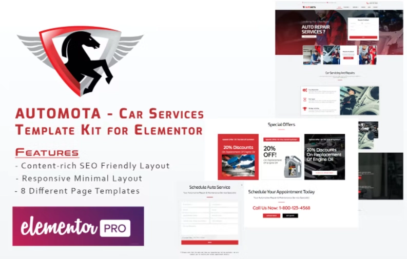 Automota – Car Repair Services Template