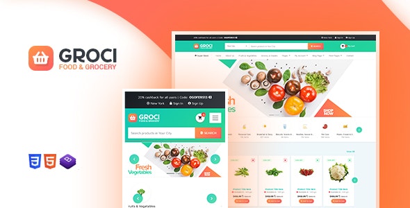Groci Organic Food and Grocery Market