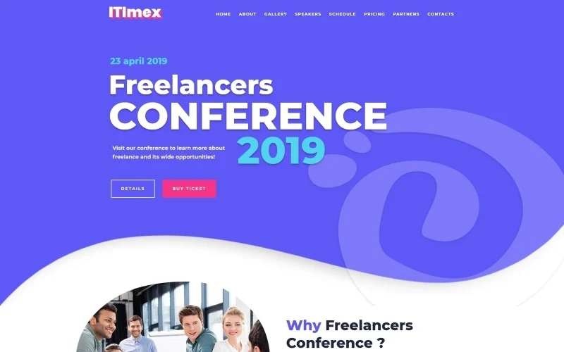 ITImex – IT Conference WordPress Elementor Theme WordPress Theme
