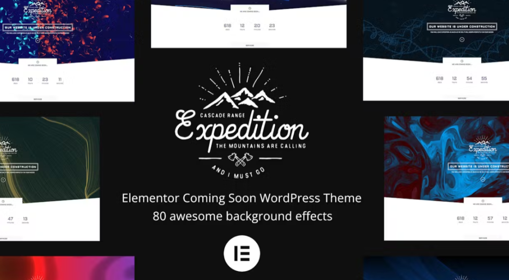 Expedition – Elementor Coming Soon WordPress Theme