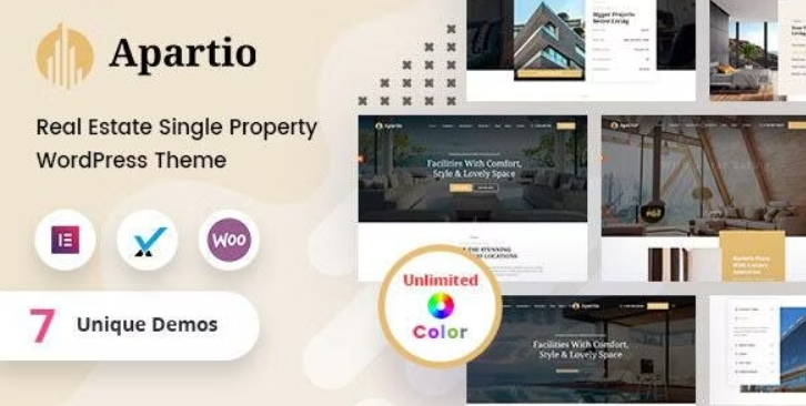 Apartio – Single Property WordPress Theme + RTL