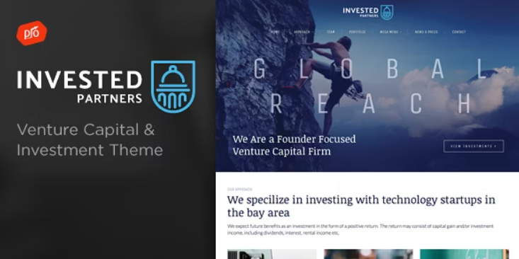 Invested – Venture Capital & Investment WordPress Theme