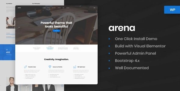 Arena – Business & Agency WordPress Theme