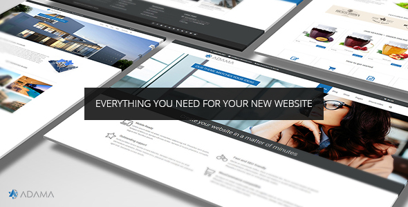 Adama – Responsive Multi-Purpose WordPress Theme