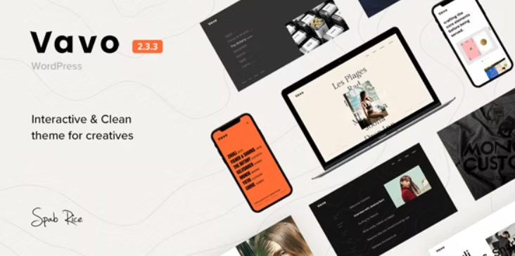 Vavo – An Interactive & Clean Theme for Creatives