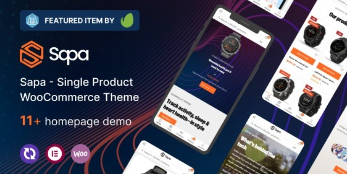 Sapa – Product Landing Page WooCommerce Theme