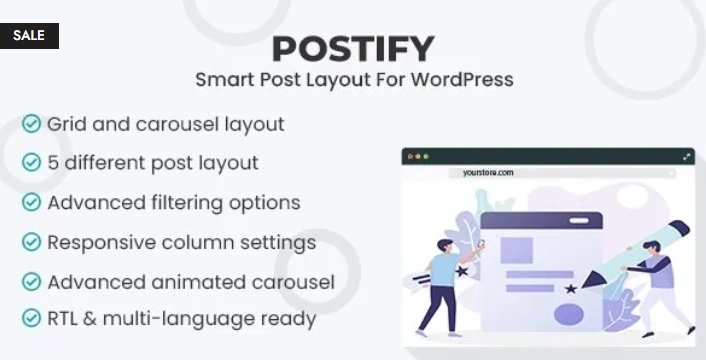 Postify – Smart Post Layout For WordPress
