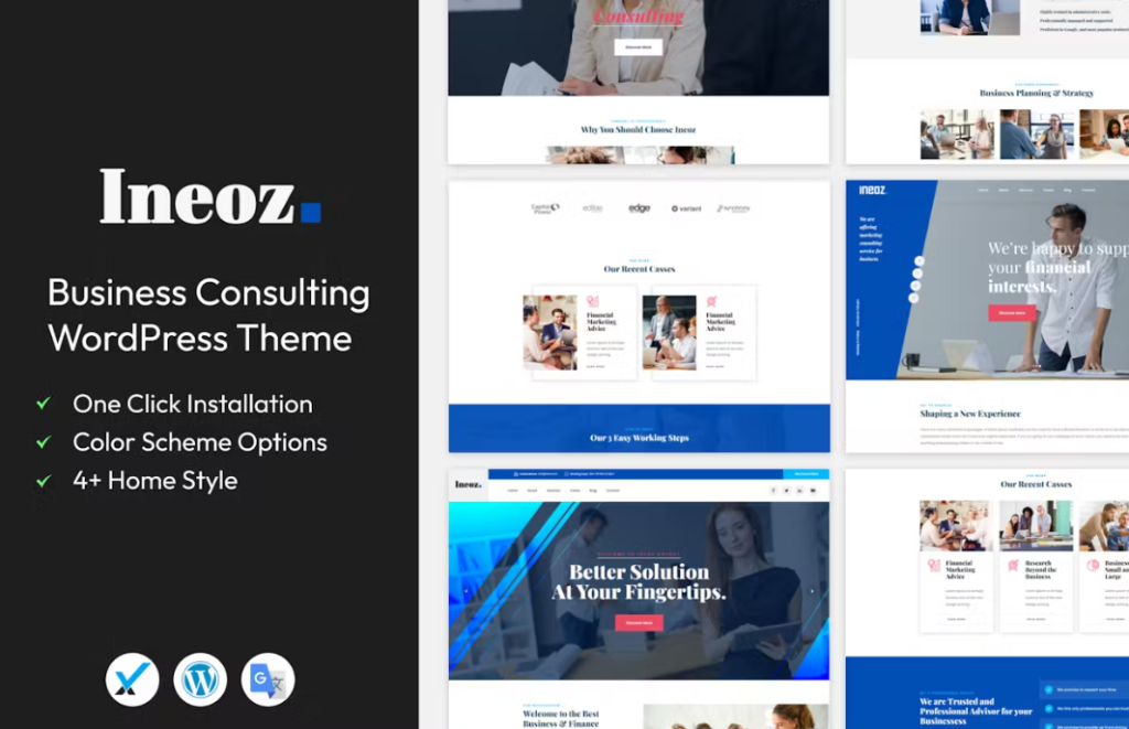 Ineoz – Business Consulting WordPress Theme
