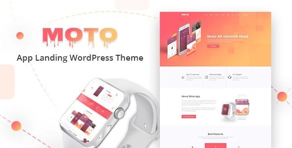 Moto – WordPress Landing Page Theme