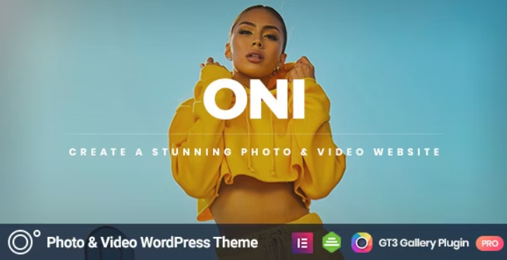 Oni – Photography WordPress Theme