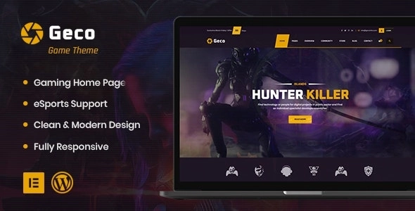 Geco – eSports and Gaming WordPress Theme + bbpress