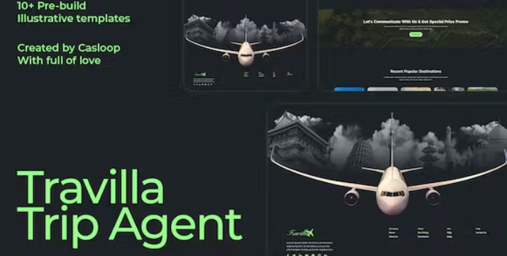 Travilla – Travel & Accommodation Elementor Template
