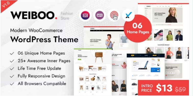 Weiboo – Multipurpose WooCommerce Theme