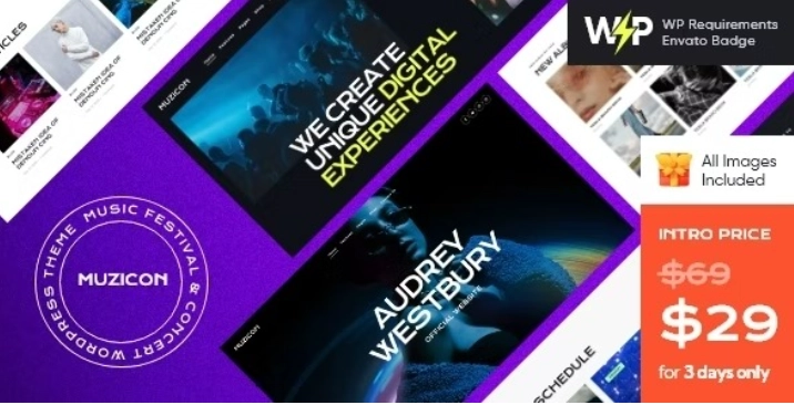 Muzicon – Music Festival & Concert WordPress Theme