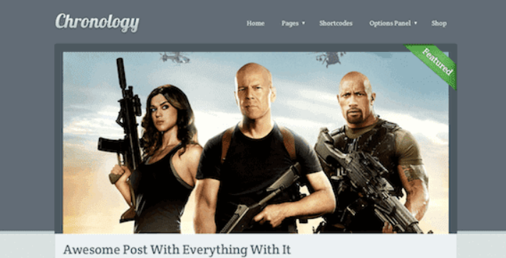 Chronology  – WordPress Theme