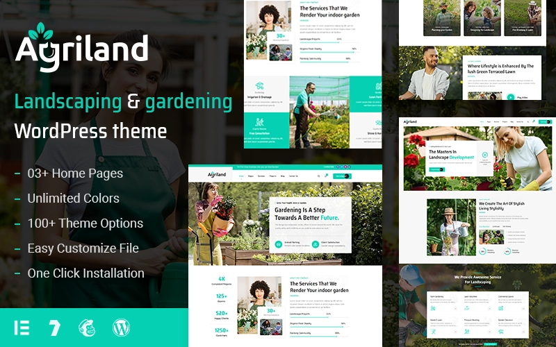 Agriland – Agriculture and Garden WordPress Theme