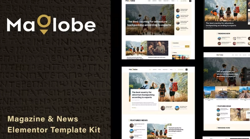 Maglobe – Magazine & News Elementor Template