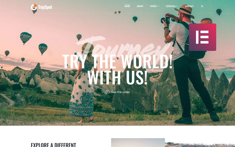 TripSpot – Travel WordPress Elementor Theme WordPress Theme