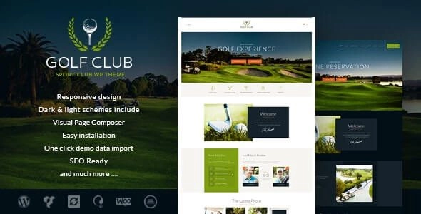 Golf Club – Sports & Events WordPress Theme