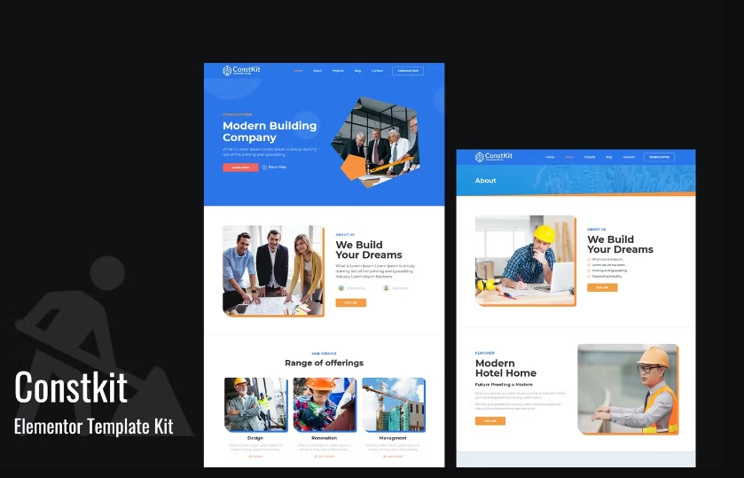 Constkit – Construction and Industrial Elementor