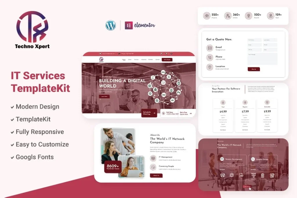 Techno Xpert – Software Agency & IT Solutions Service Template