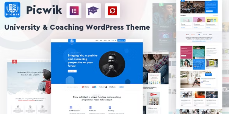 Picwik – University & Coaching WordPress Theme