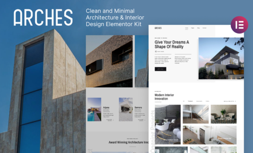 Arches – Minimal Architecture & Interior Design Elementor Template