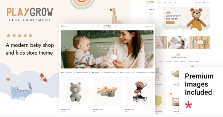 PlayGrow – Baby Shop and Kids Store Theme