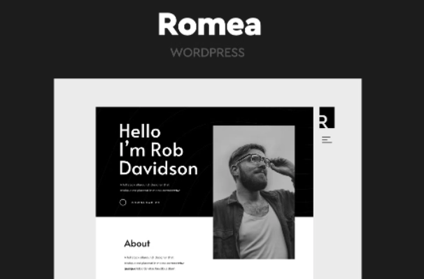 Romea – Personal Portfolio WordPress Theme
