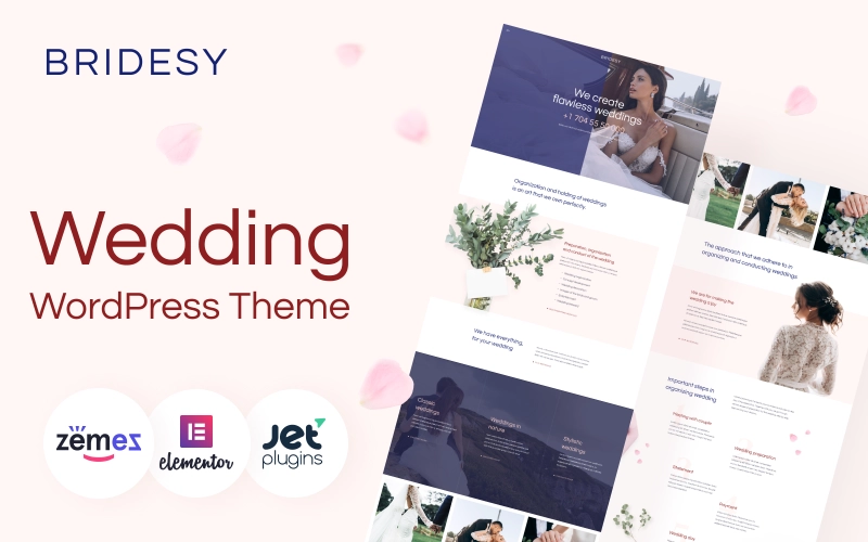Bridesy – Tender And Neat Wedding WordPress Theme