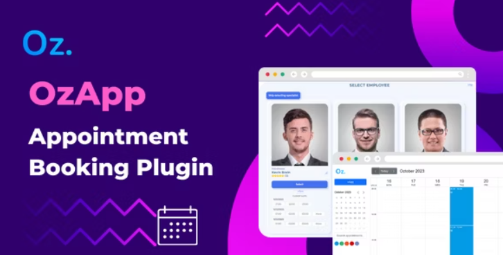 OzApp – appointment booking plugin (ex. Book an appointment online)