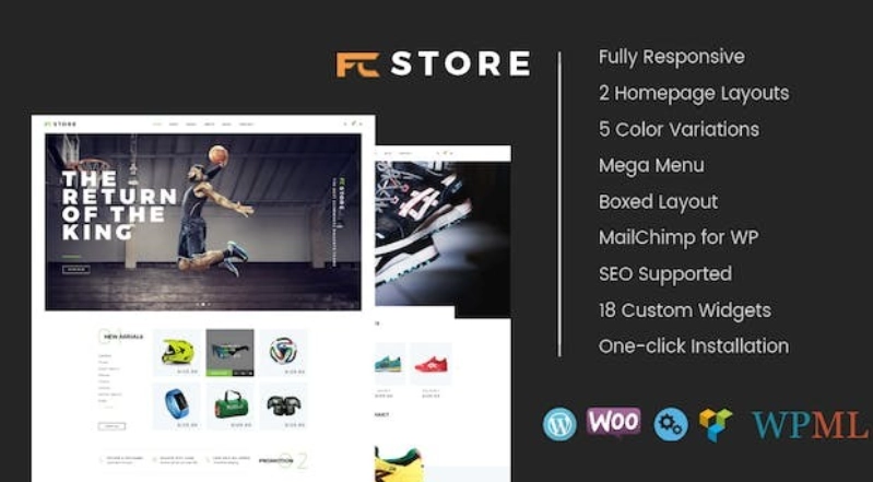 FcStore – Sports, Fitness WooCommerce Theme