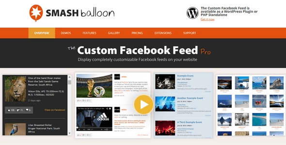 Custom Facebook Feed Pro – Extensions
